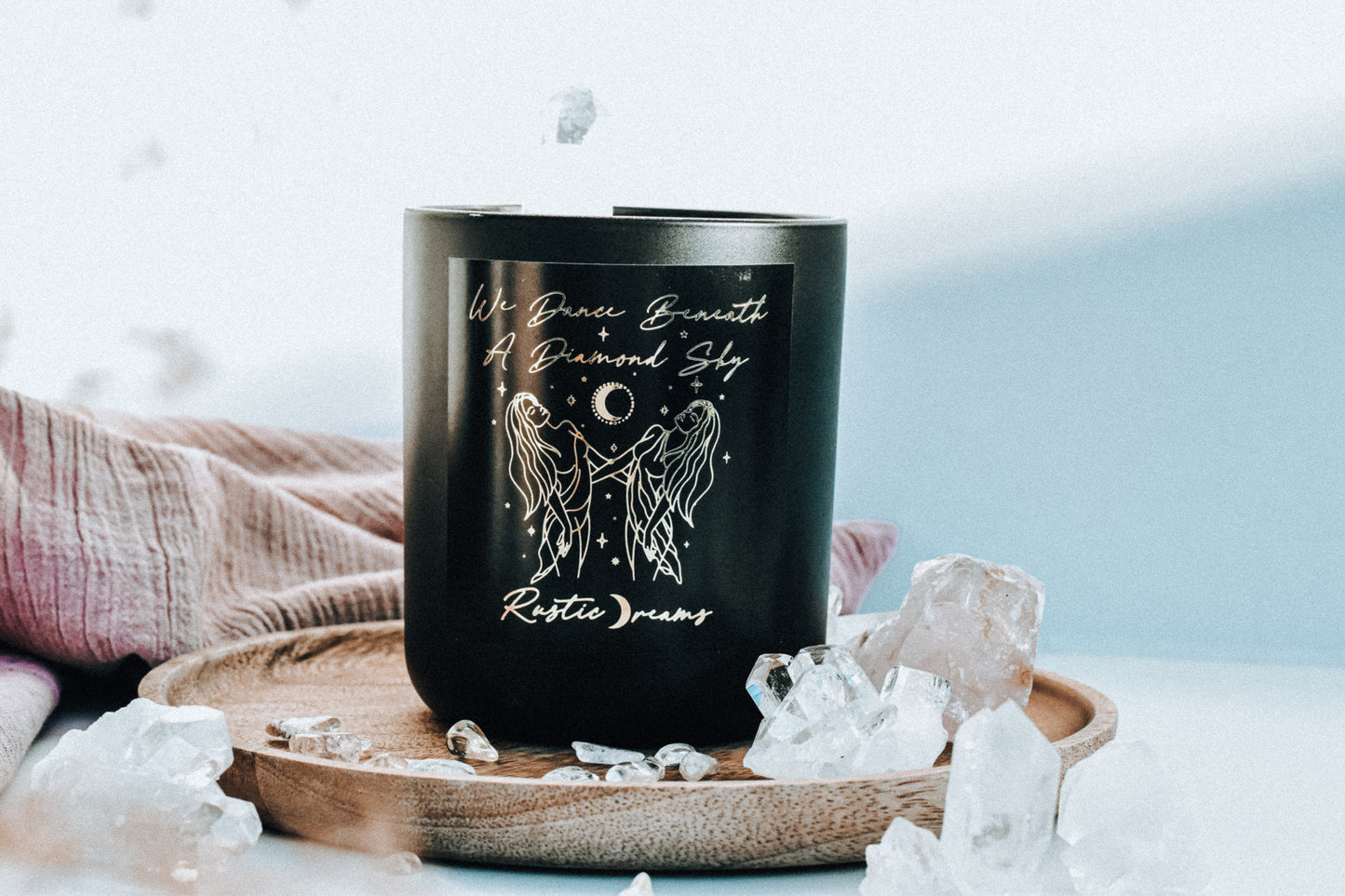 Earth Child Collection - Crystal Infused Scented Soy Candles