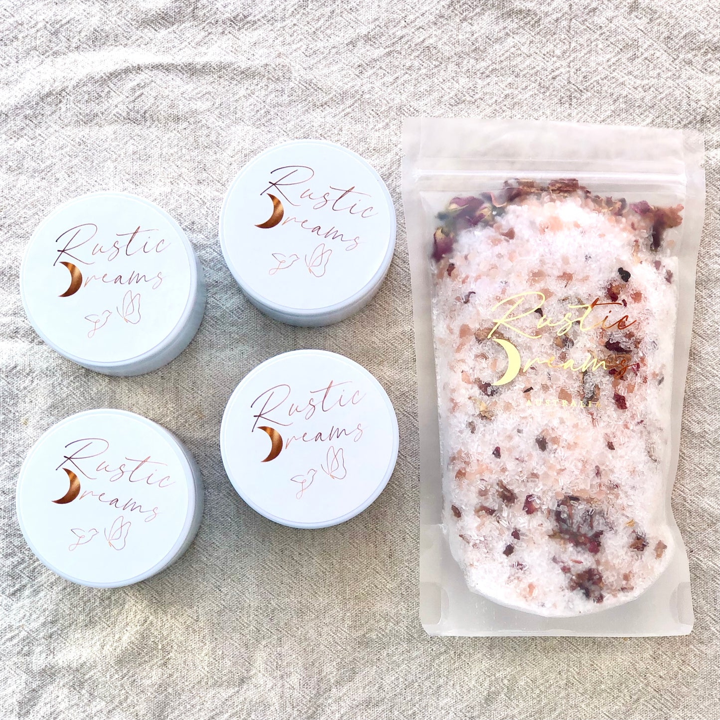 Thank-You Gift Box - Scented Soy Candles - Essential Oils - Bath Salts
