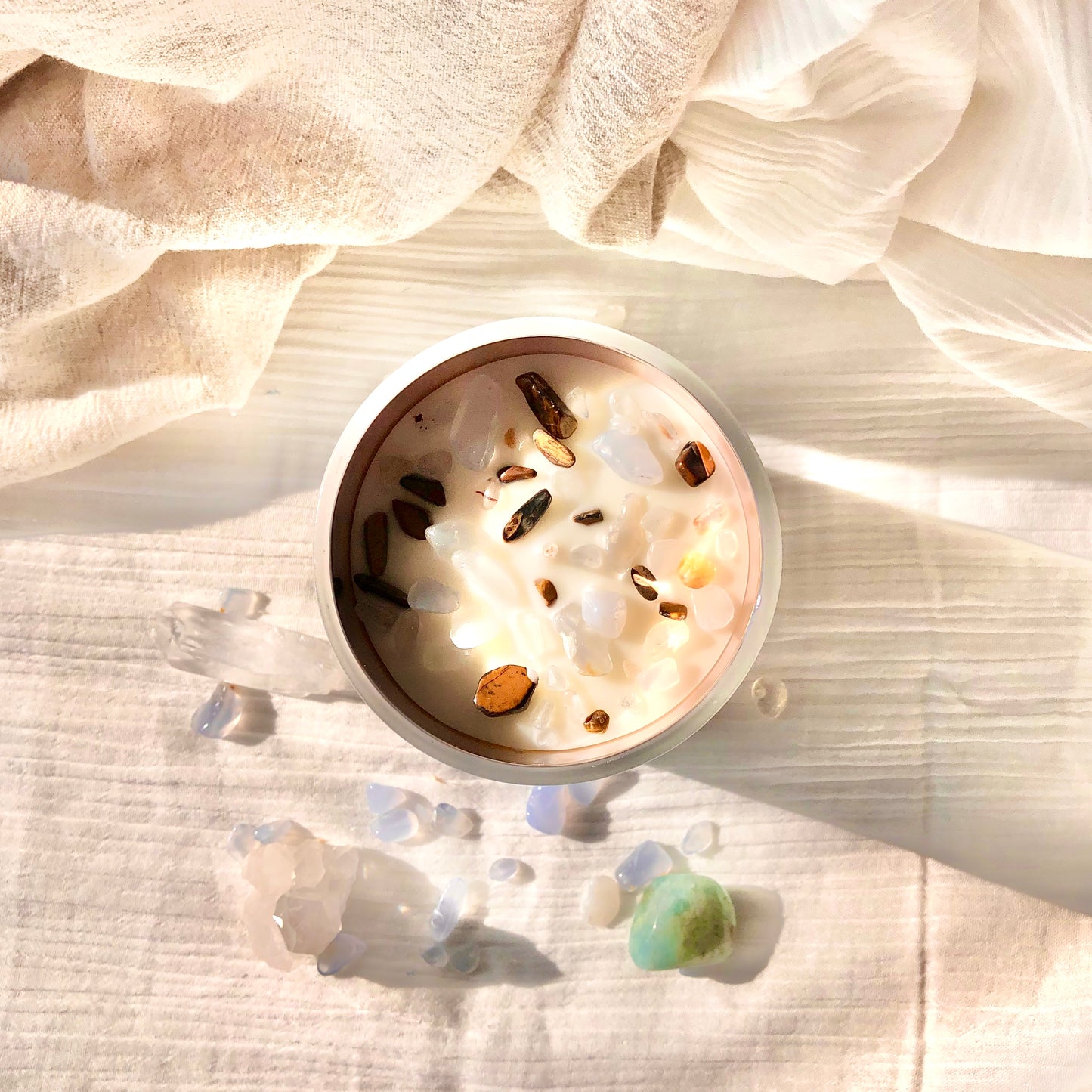 Celestial Crystal Chips - Crystal Infused Scented Soy Candles